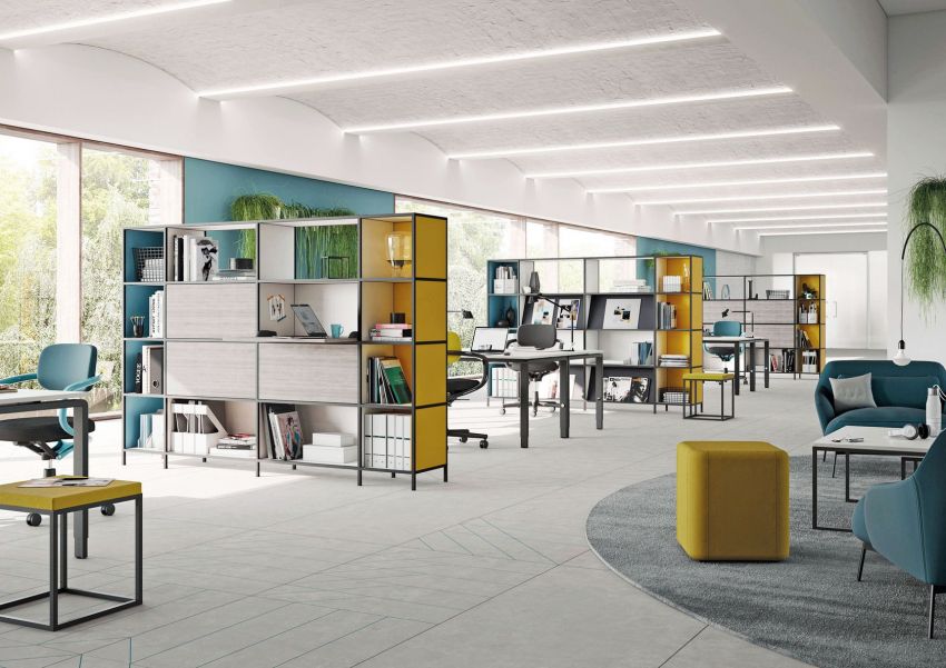 Wohnliche Inneneinrichtung fürs Büro - FMader